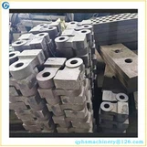 द्विधातु समग्र उच्च क्रोमियम उच्च मैंगनीज स्टील पहनने-प्रतिरोधी हथौड़ा सिर